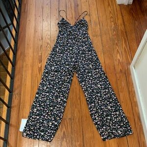 Abercrombie Floral Print Strappy Jumpsuit